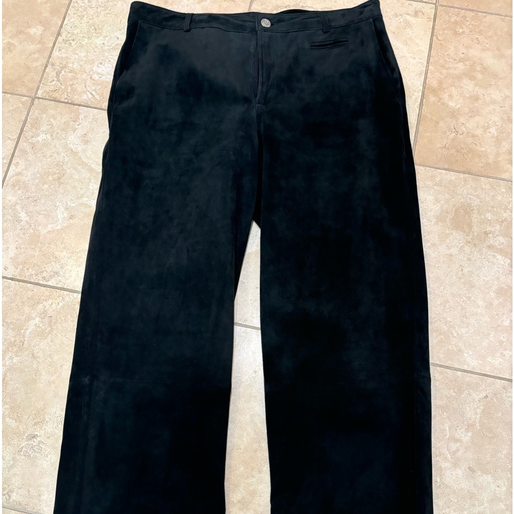 White label, Lilly Pulitzer suede trousers